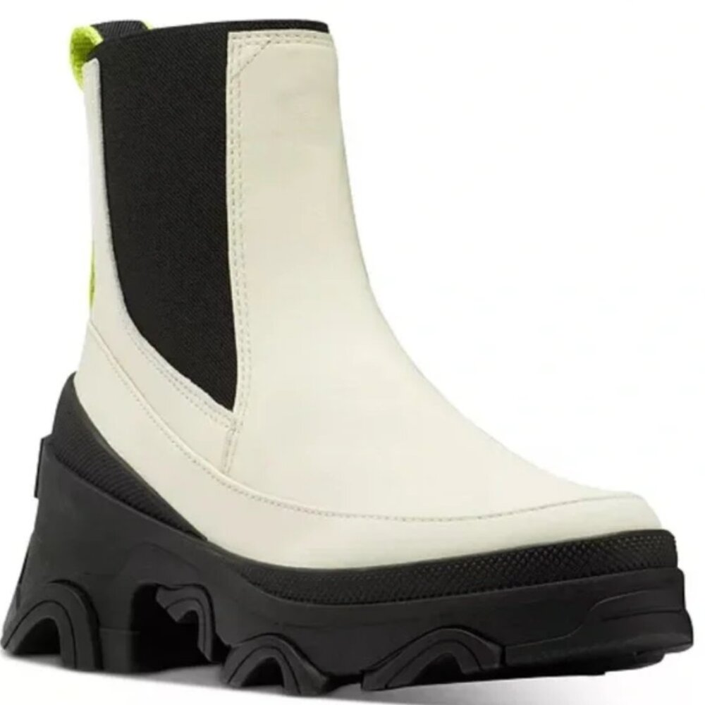 Sorel Women's Brex Chelsea Boot, Waterproof Leather Rain Boot, 9.5